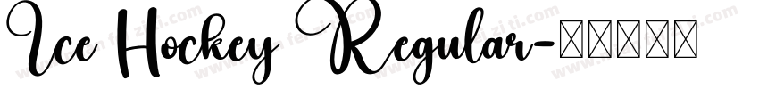 Ice Hockey Regular字体转换